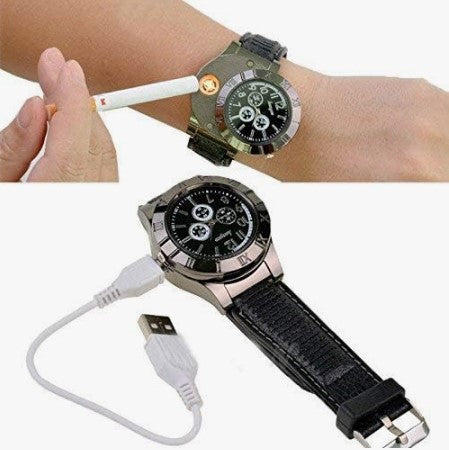 USB Lighter Watch Men's